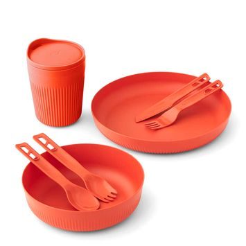 SEA TO SUMMIT Passage Dinnerware Set - [1P] [7 Piece], Spicy Orange