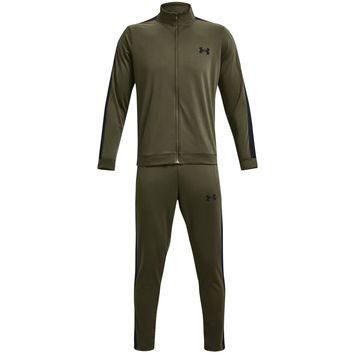 UNDER ARMOUR Knit Track Suit, Marine OD Green / Black