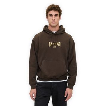 GAP 821291-01 Oversize mikina Heavyweight Hnědá