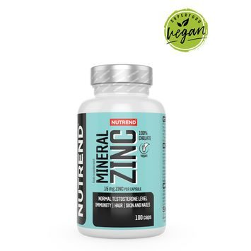 NUTREND Mineral Zinc 100% chelate, 100 kapslí