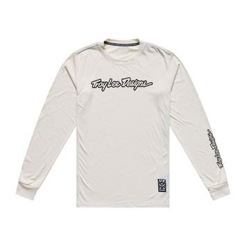 TROY LEE DESIGNS SKYLINE RIDE TEE SIGNATURE PUMICE