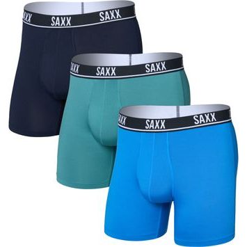 SAXX ESSENTIAL PERF MSH BB F 3PK, blue/teal/maritime