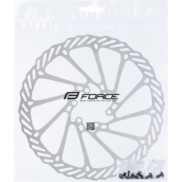 FORCE F-7 180 mm, 6 děr, stříbrný