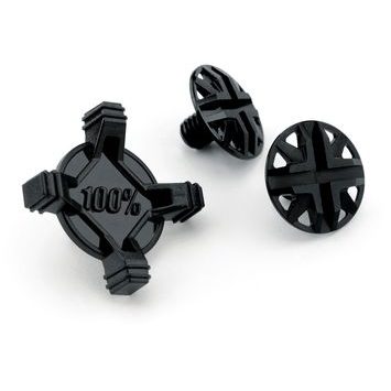 100% STATUS Visor Screw Kit - Black