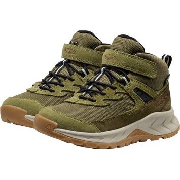 KEEN HIGHTRAIL MID WP CHILDREN dark olive/martini olive