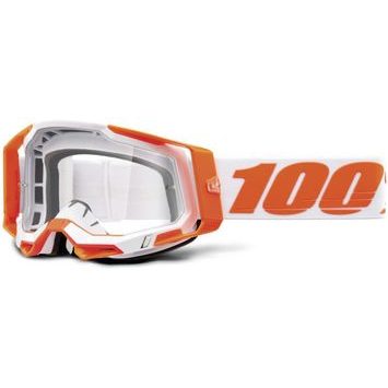 100% RACECRAFT 2 Goggle - Orange - Clear Lens