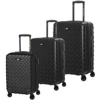 CATERPILLAR Industrial Plate, 3 dílný set černý