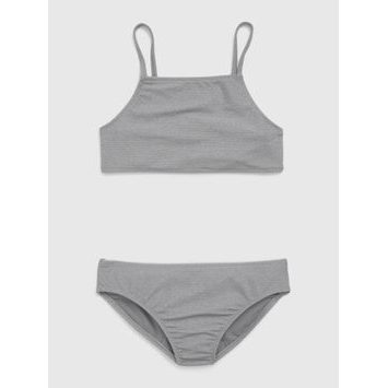 GAP 714348-00 Dětské dvoudílné plavky Šedá