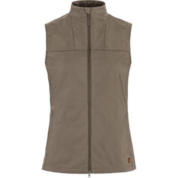 FJÄLLRÄVEN Abisko Vest W Suede Brown