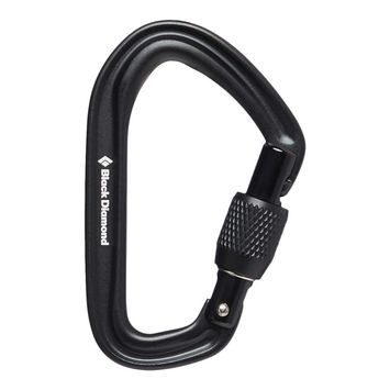 BLACK DIAMOND HOTFORGE SCREWGATE CARABINER Black