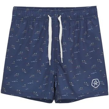 COLOR KIDS Swim Shorts, AOP, dress blues