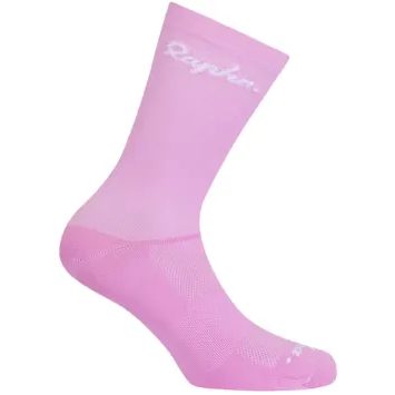 RAPHA Cyklistické ponožky s logem Rapha, růžová