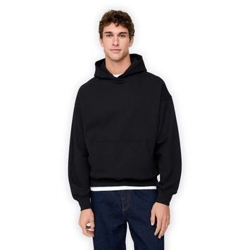 GAP 821270-01 Oversize mikina Heavyweight Unisex Černá