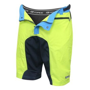 FORCE MTB-11 s odnímatelnou vložkou, fluo