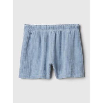 GAP 879832-00 Dětské mušelínové kraťasy Modrá