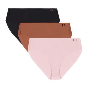 UNDER ARMOUR Ua Pure Stretch No Show Bikini-Solid - 3pk PRIME PINK