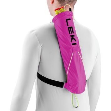 LEKI Trail Running Quiver, neonpink-black, One size