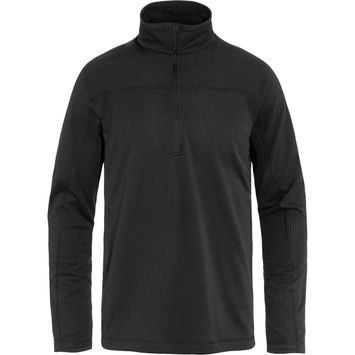 FJÄLLRÄVEN Abisko Lite Fleece Half Zip M Black