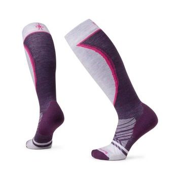 SMARTWOOL W SKI TARGETED CUSHION OTC, purple iris