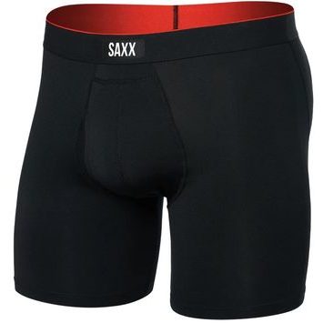 SAXX MULTI-SPORT MESH BOXER BRIEF FLY black