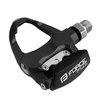 FORCE FLIX nášlapné silniční + zarážky, črn