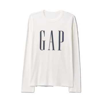 GAP Oversize tričko s logem Bílá