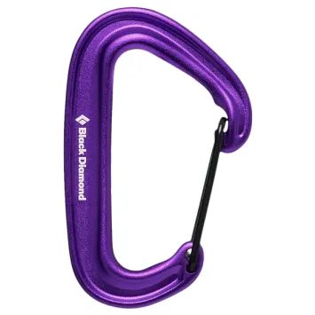 BLACK DIAMOND MINIWIRE CARABINER PURPLE