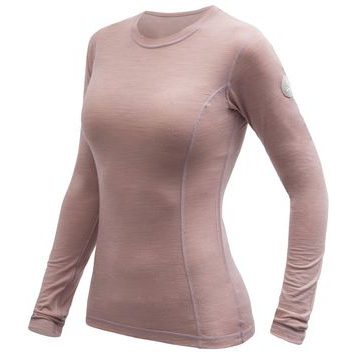 SENSOR MERINO AIR dámské triko dl.rukáv dusty pink