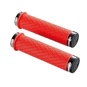 SRAM LOCKING GRIPS DH SILICONE RED