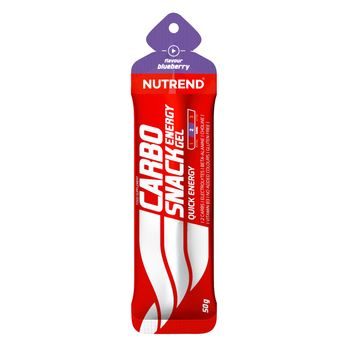 NUTREND Carbosnack gel, sáček, 50 g borůvka