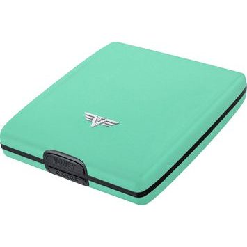 TRU VIRTU Money & Cards BELUGA - leather Turquoise