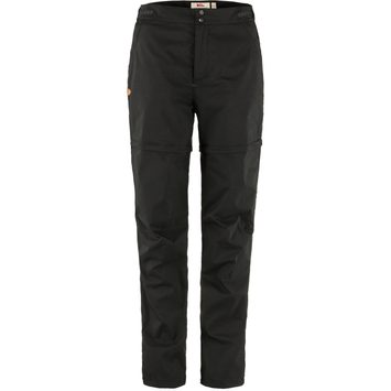FJÄLLRÄVEN Abisko Hike Zip-off Trs W, Black