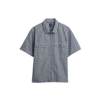 GAP Popelínová košile Tmavě modrá