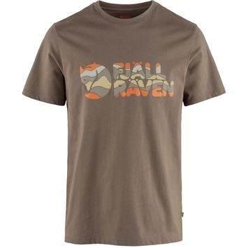 FJÄLLRÄVEN Multicolor Logo T-shirt M Suede Brown
