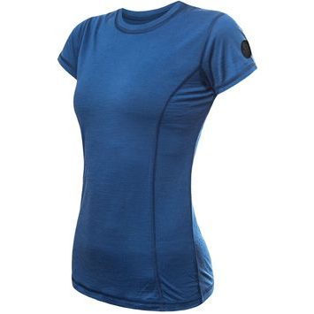 SENSOR MERINO AIR dámské triko kr.rukáv tm.modrá