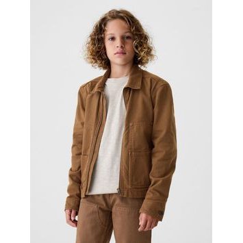 GAP 523208-00 Dětská džínová bunda Carpenter Hnědá