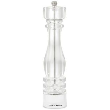 COLE&MASON London Acrylic Precision+ Salt Mill 30 cm