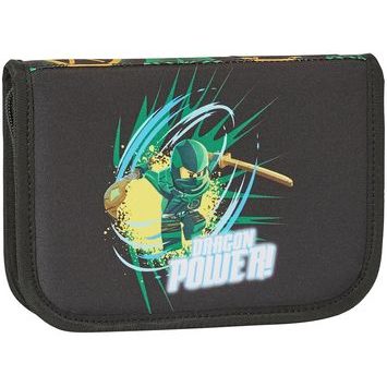 LEGO BAGS Ninjago Dragon Power - penál s náplní černá/zelená