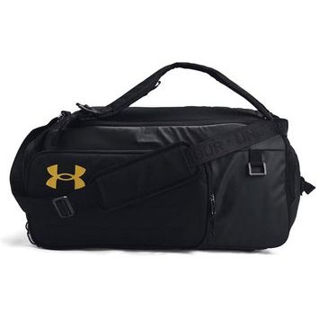 UNDER ARMOUR Contain Duo MD BP Duffle 50 L Black / Metallic Gold