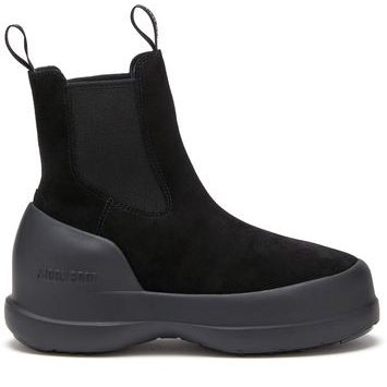 MOON BOOT LUNA CHELSEA SUEDE, BLACK