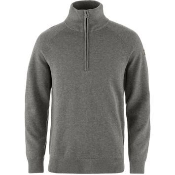 FJÄLLRÄVEN Övik Lite Half Zip M Grey-Melange