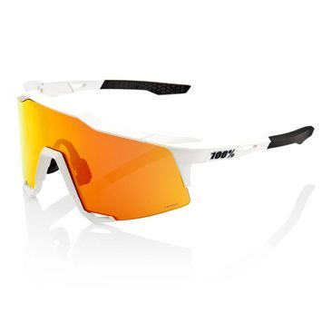 100% SPEEDCRAFT - Soft Tact Off White - HiPER Red Multilayer Mirror Lens