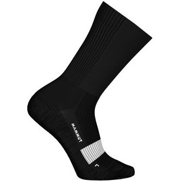 MAMMUT All-Mountain Targeted Cushion Merino Crew Socks black-white