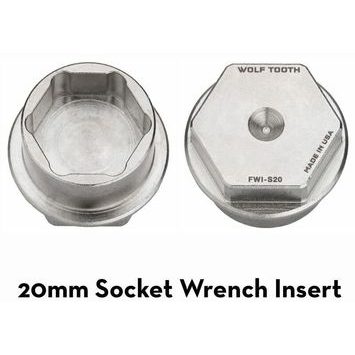 WOLF TOOTH FLAT WRENCH INSERT 20 mm socket