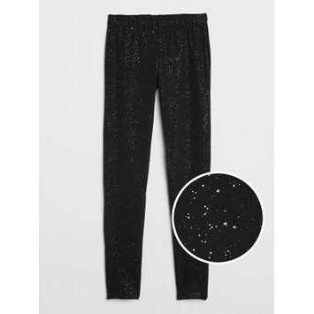 GAP 384973-03 Dětské legíny jersey Černá