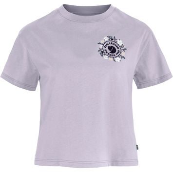 FJÄLLRÄVEN Fjällblomster Logo T-shirt W Lavender Mist