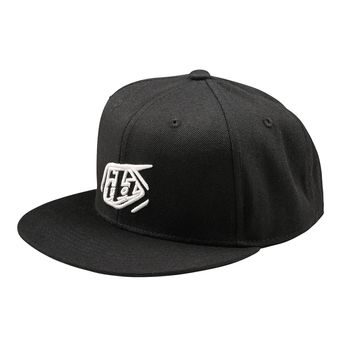 TROY LEE DESIGNS FLAT BILL SNAPBACK BADGE BLACK
