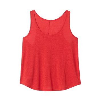 GAP Lněný top Červená