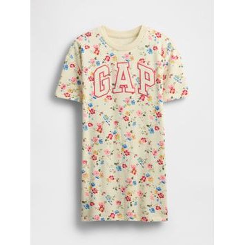 GAP Dětské oversize šaty Americana Béžová