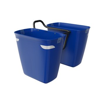 TREK Sada předních postranních brašen a nosiče Fetch+ 2, tmavě modrá